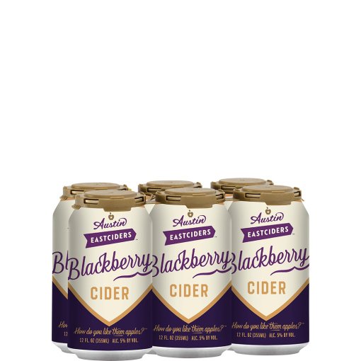 AUSTIN EAST BLACKBERRY CIDER 6PK