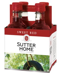 SUTTER HOME SWEET RED 4PK 187ML