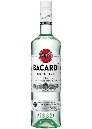 BACARDI WHITE 750ML TRAVELER