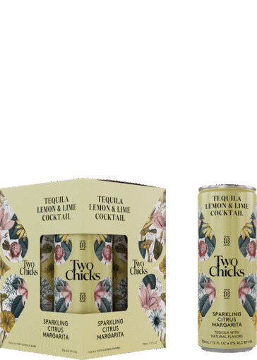 TWO CHICKS TEQUILA CITRUS MARGARITA 4PK