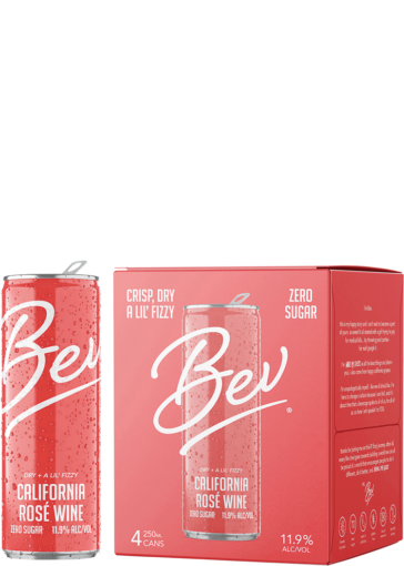 BEV ROSE 4PK