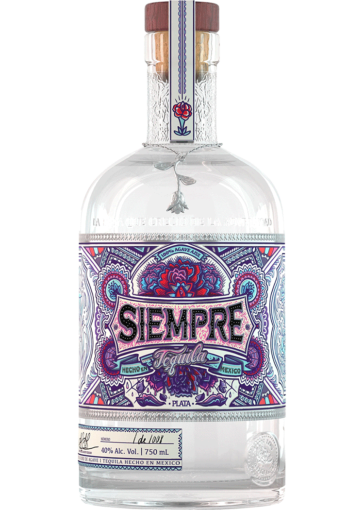 SIEMPRE PLATA TEQUILA 750ML