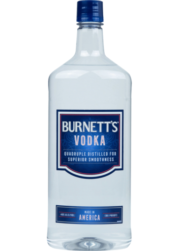 BURNETTS VODKA 750ML TRAVELER