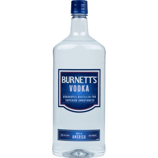 BURNETTS VODKA 750ML TRAVELER