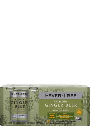FEVER TREE GINGER BEER CAN 8PK CANS