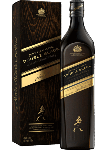 JOHNNIE WALKER DOUBLE BLACK 750ML
