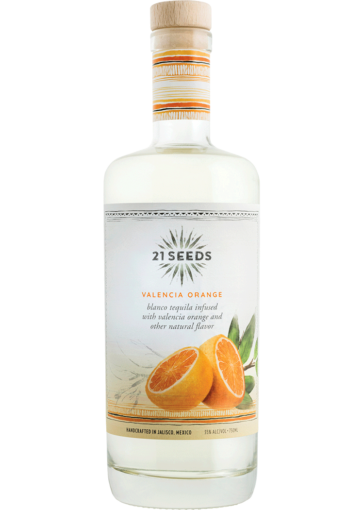 21 SEEDS VALENCIA ORANGE TEQUILA 750ML