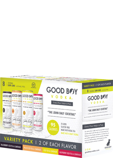 GOOD BOY JOHN DALY ICE TEA VARIETY 8PK