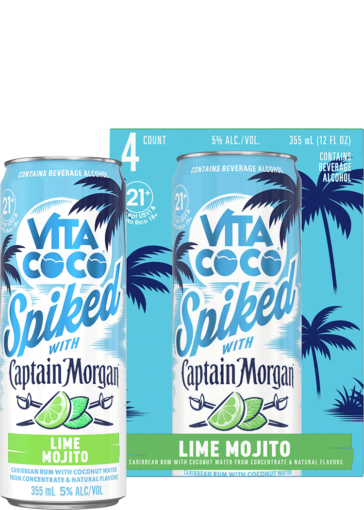 CAPTAIN MORGAN VITA COCO LIME MOJITO 4PK