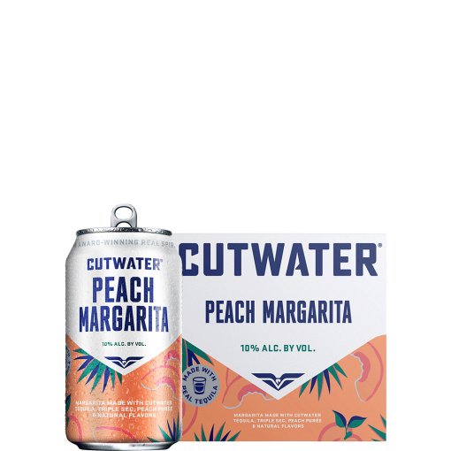 CUTWATER PEACH MARGARITA 4PK