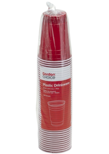 RED CUPS 16OZ 50CT