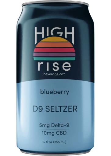HIGH RISE BLUEBERRY D9 SELTZER 4PK