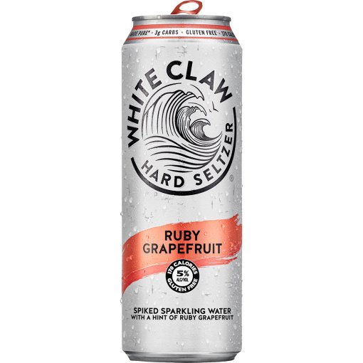 WHITE CLAW RUBY GRAPEFRUIT 19.2OZ