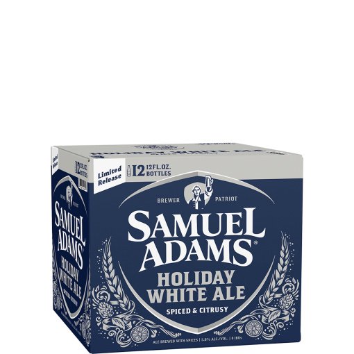 SAM ADAMS HOLIDAY WHITE ALE 12PK