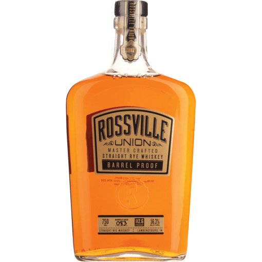 ROSSVILLE UNION BARREL PROOF RYE 750ML