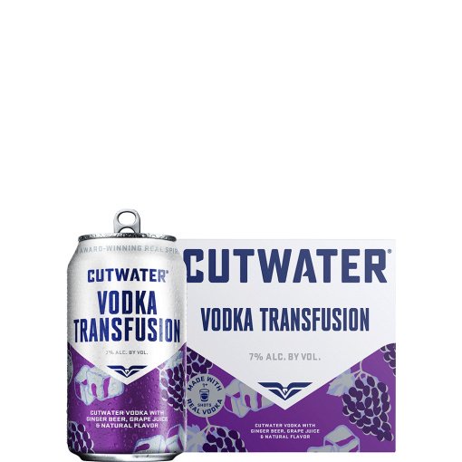 CUTWATER VODKA TRANSFUSION 4PK