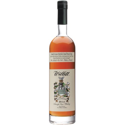 WILLETT STRAIGHT RYE 4YR 750ML