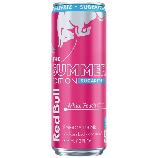 RED BULL SUGAR FREE WHITE PEACH 12OZ